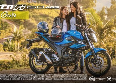 Banner GIXXER 150 FI ABS ABS 1280X633